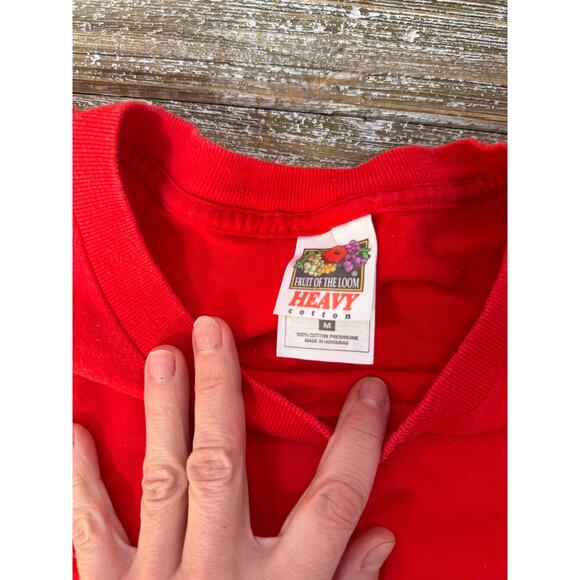 Vintage Washington DC T-Shirt Embroidered Red Rose Y2K M Americana Streetwear - Picture 6 of 7